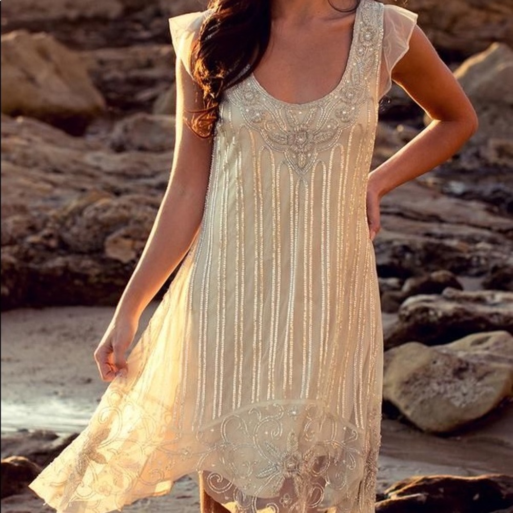 JoyFolie Jaci dress in Champagne